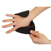 Krõpskinnitusega ratastoolikindad